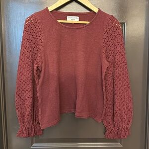 Texture & Thread by Madewell top, size M